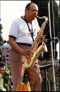 Arnet Cobb à la Grande Parade 1977 — © Gérard Demonchy / Riviera Jazz Club