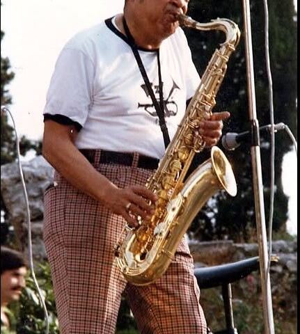 Arnet Cobb à la Grande Parade 1977 — © Gérard Demonchy / Riviera Jazz Club