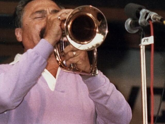 Shorty Rogers à la Grande Parade 1985 — photo Gérard Demonchy