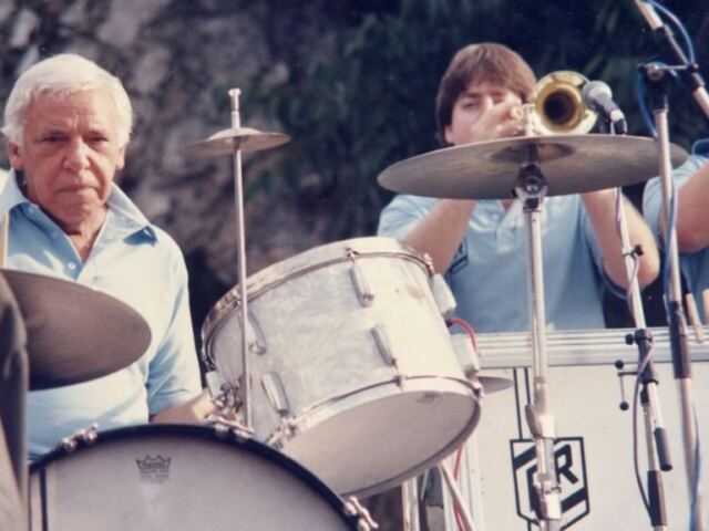 Buddy Rich à la Grande Parade 1986 — © Gérard Demonchy / Riviera Jazz Club