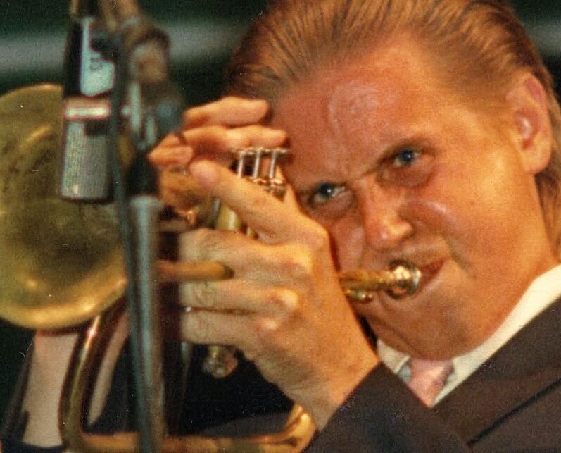 Barry Ries (à confirmer ?) chez L. Hampton à la Grande Parade 1988 — © Gérard Demonchy / Riviera Jazz Club — Tous droits réservés