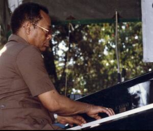 Richard Wyands à la Grande Parade 1989 — © Gérard Demonchy / Riviera Jazz Club
