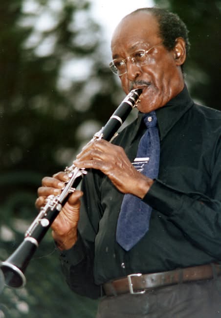 Le clarinettiste de l'Heritage Hall Jazz Band à la Grande Parade 1975