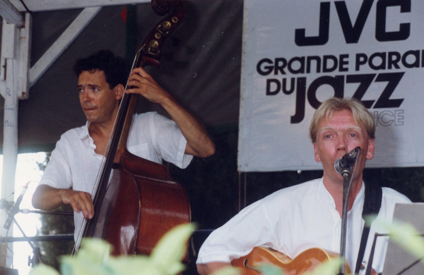 Pierre Luc Puig avec Christophe Davot à la Grande Parade 1991